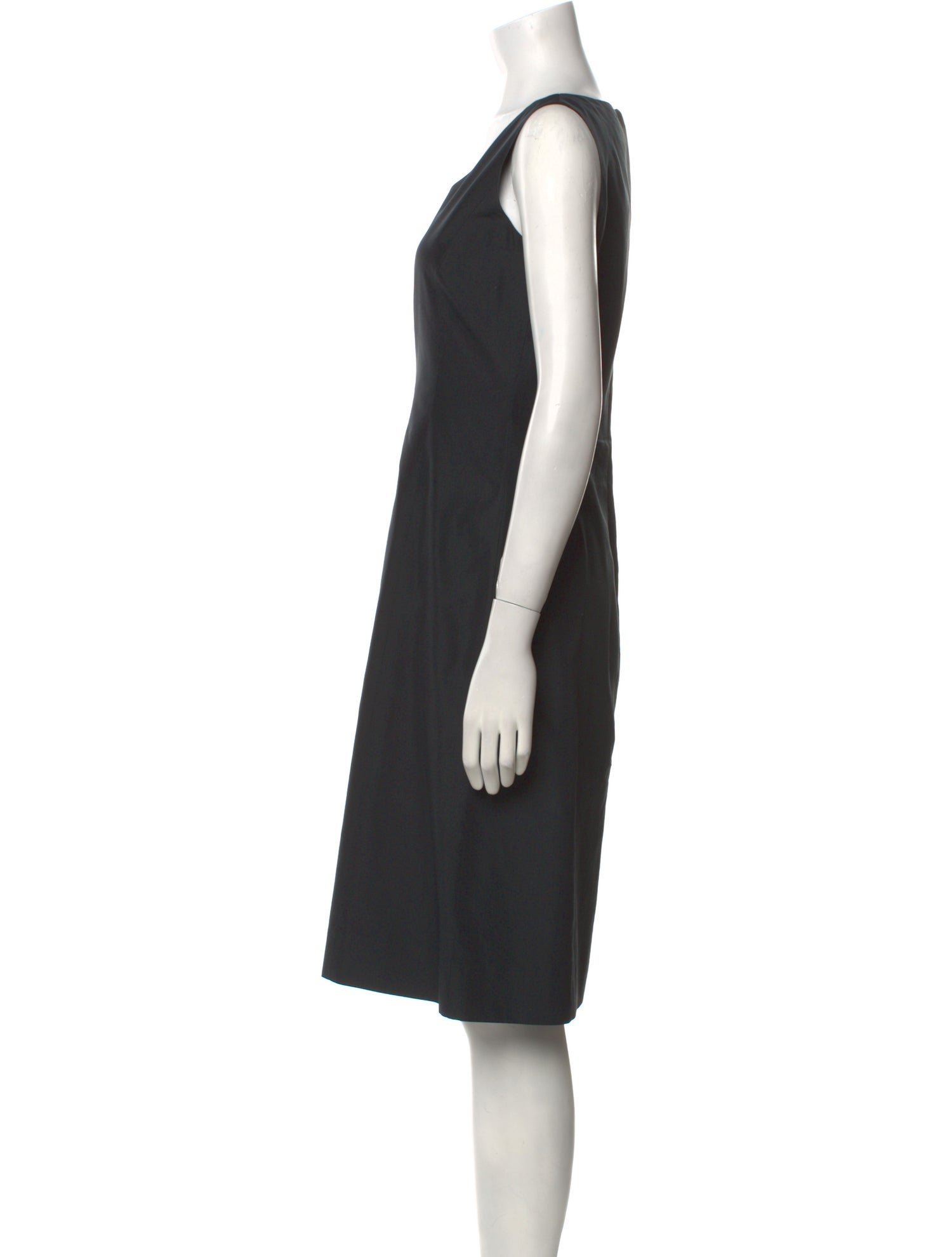 Carolina Herrera V-Neck Knee-Length Dress