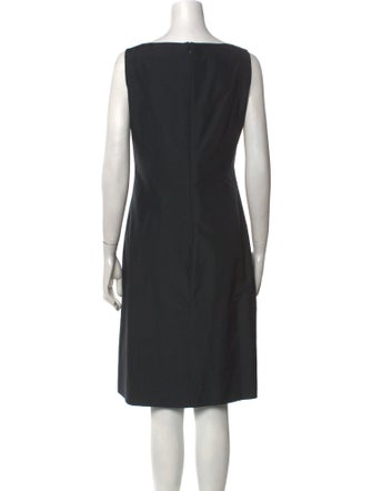 Carolina Herrera V-Neck Knee-Length Dress