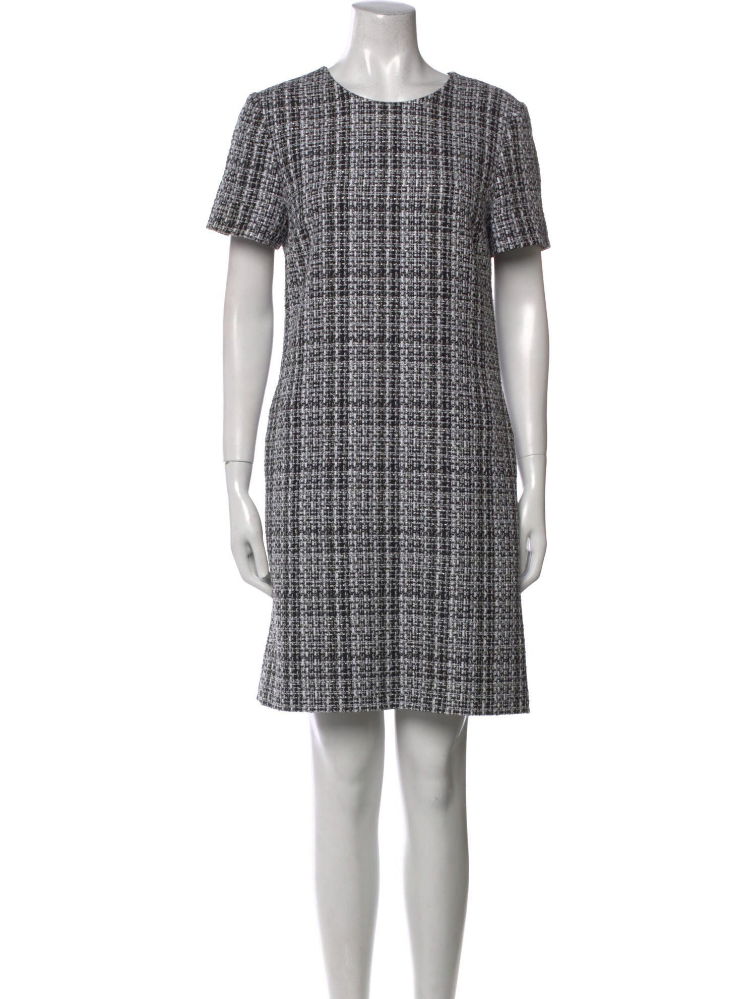 Carolina Herrera Plaid Print Mini Dress