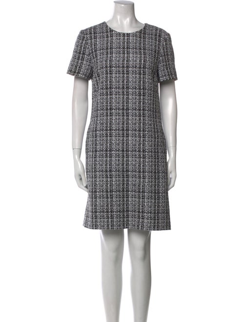 Carolina Herrera Plaid Print Mini Dress