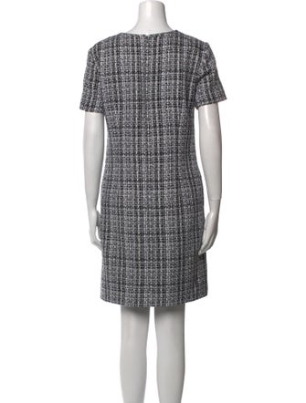 Carolina Herrera Plaid Print Mini Dress