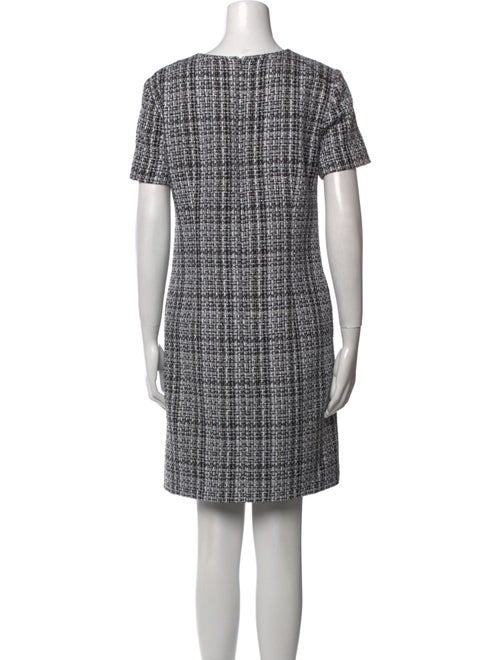 Carolina Herrera Plaid Print Mini Dress