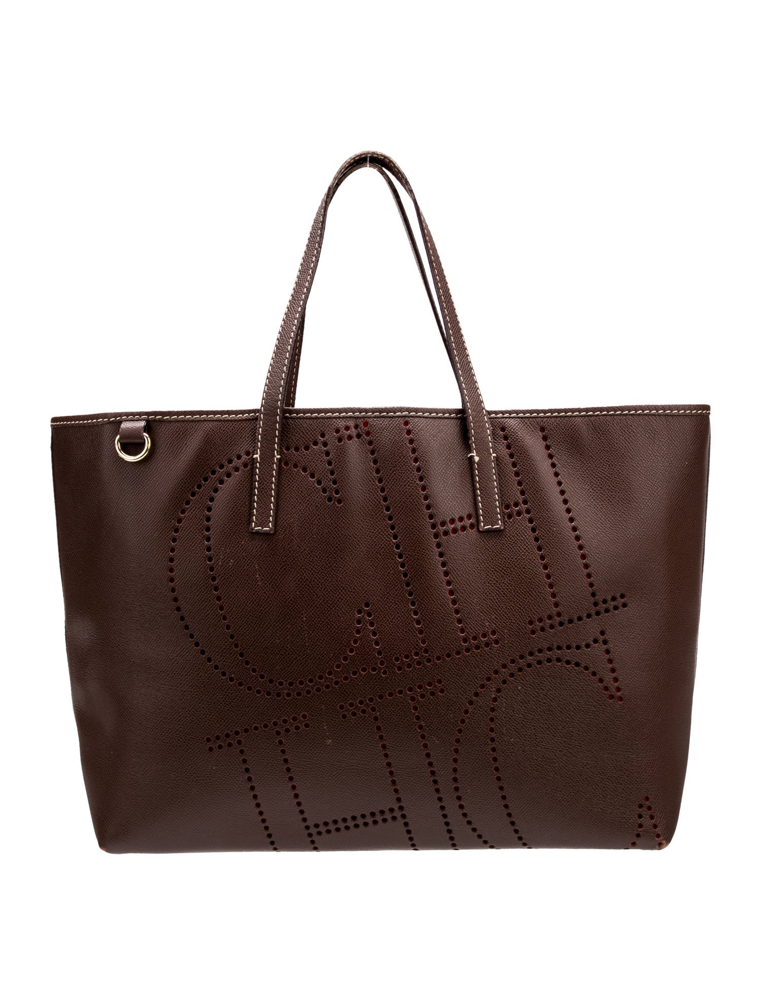 CH Carolina Herrera Leather Tote