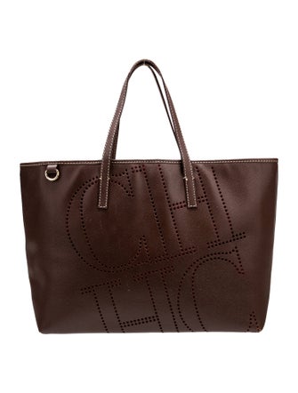 CH Carolina Herrera Leather Tote