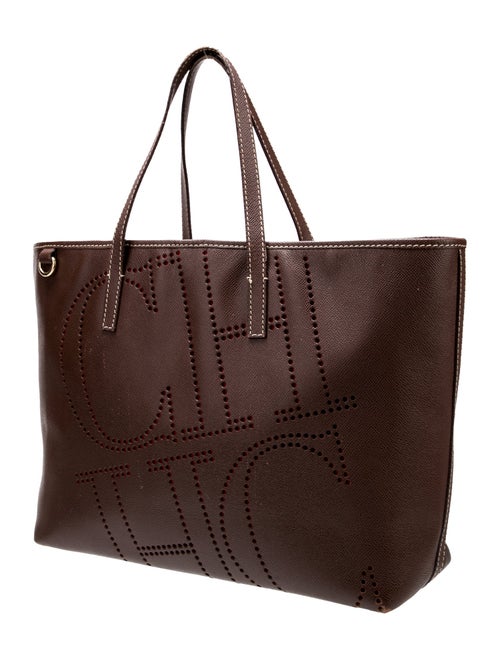 CH Carolina Herrera Leather Tote