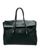 Carolina Herrera Leather Weekender Bag