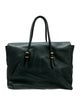 Carolina Herrera Leather Weekender Bag