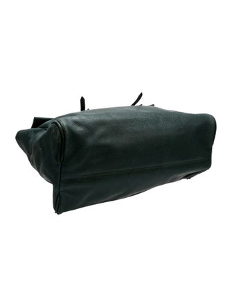 Carolina Herrera Leather Weekender Bag