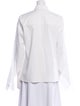 Carolina Herrera Long Sleeve Button-Up Top