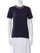 Carolina Herrera Virgin Wool Crew Neck Sweater