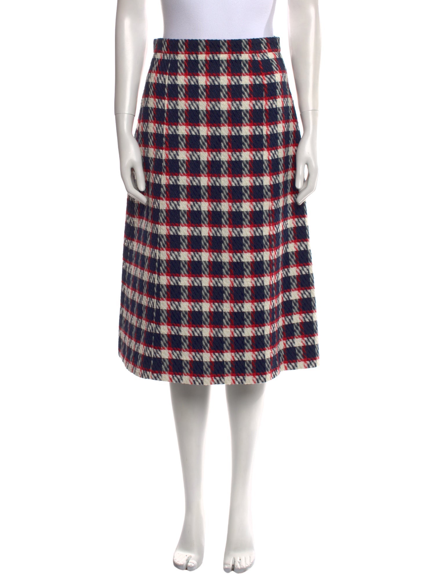 Carolina Herrera Tweed Knee-Length Skirt