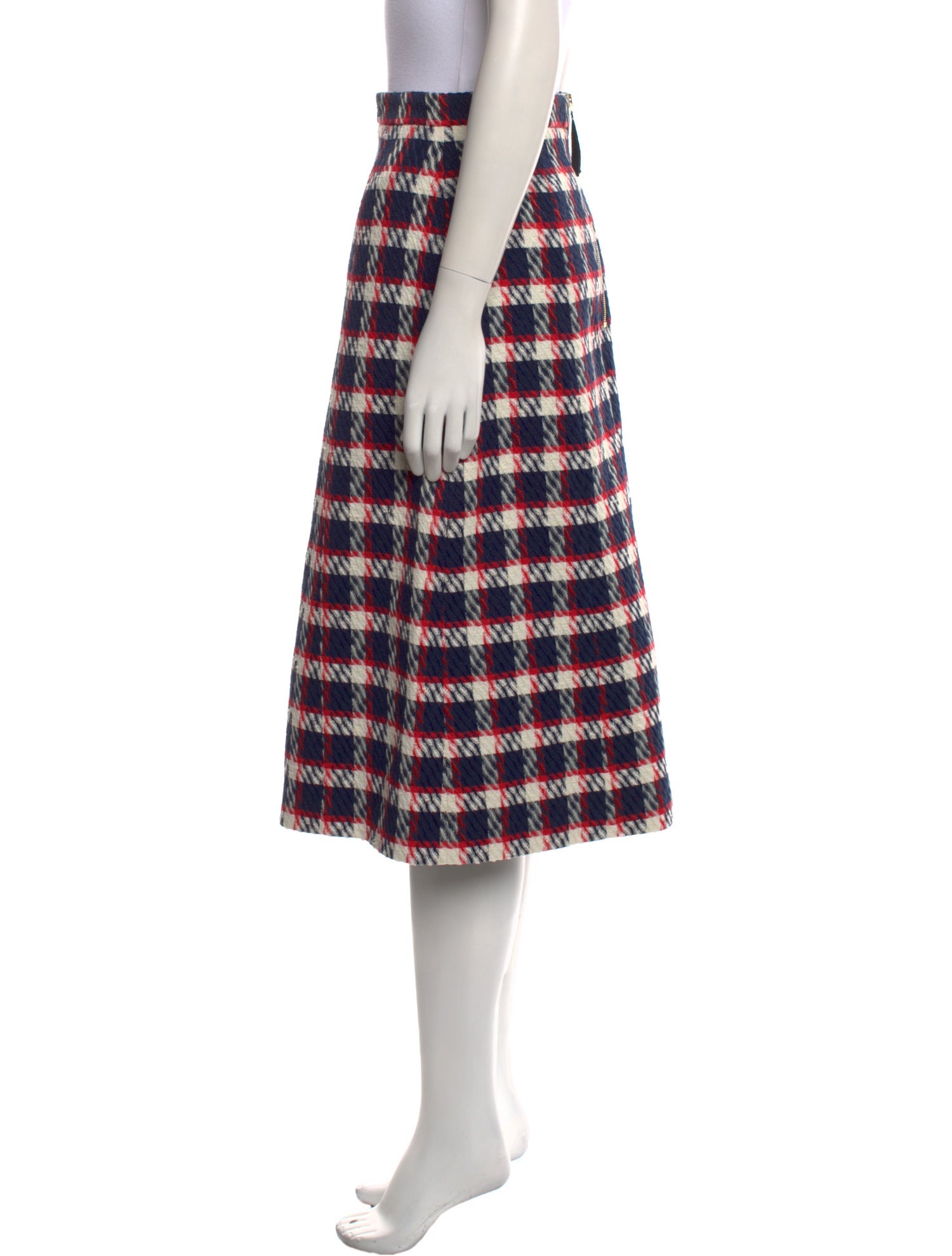 Carolina Herrera Tweed Knee-Length Skirt