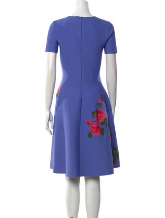 Carolina Herrera Printed Knee-Length Dress