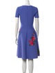 Carolina Herrera Printed Knee-Length Dress