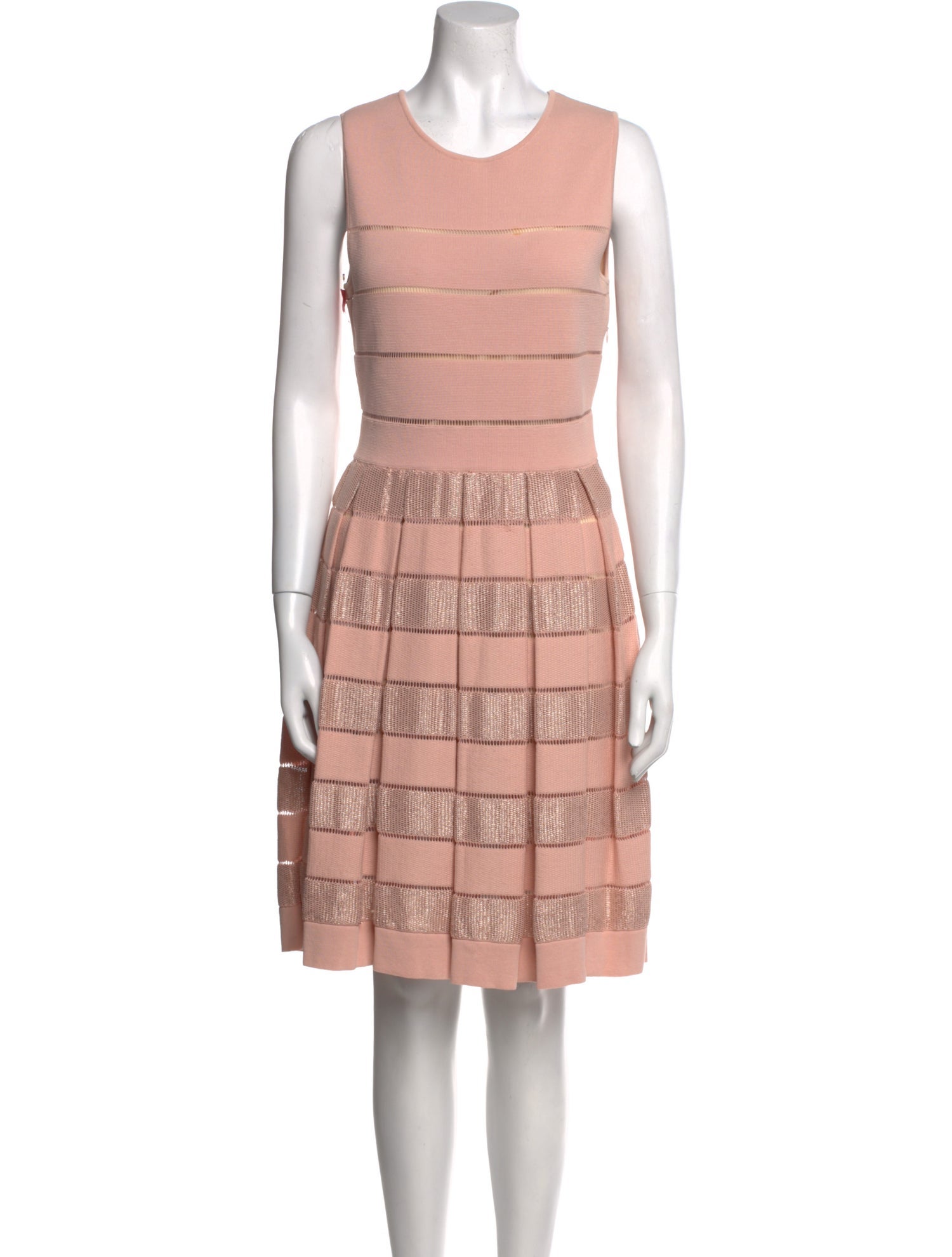 Carolina Herrera Striped Knee-Length Dress