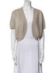 Carolina Herrera Cashmere Open Front Sweater