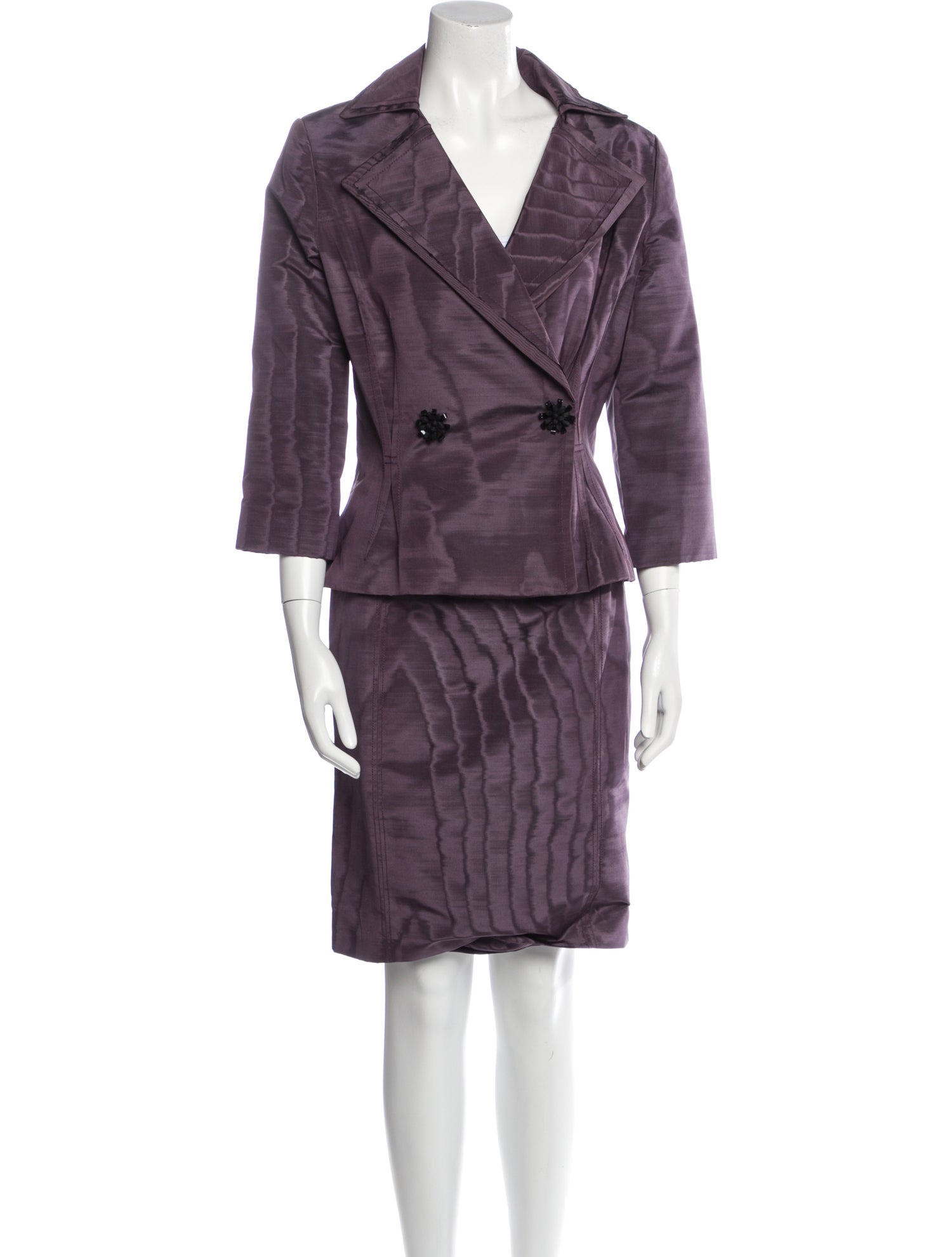 Carolina Herrera Silk Skirt Set