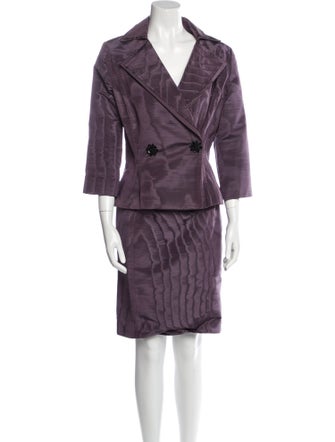 Carolina Herrera Silk Skirt Set