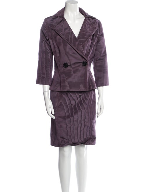 Carolina Herrera Silk Skirt Set