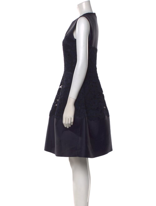 CH Carolina Herrera Printed Knee-Length Dress