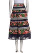 Carolina Herrera Printed Midi Length Skirt