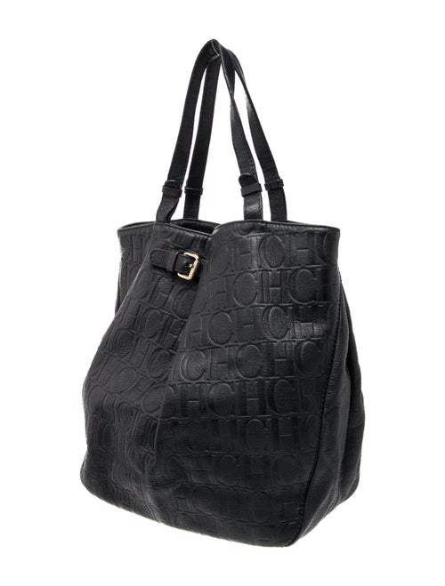 Carolina Herrera Leather Top Handle Bag