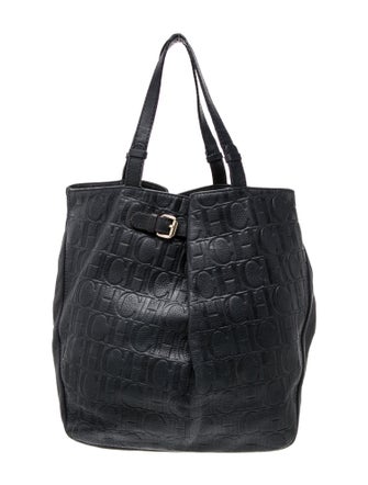 Carolina Herrera Leather Top Handle Bag