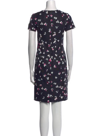 Carolina Herrera Floral Print Knee-Length Dress