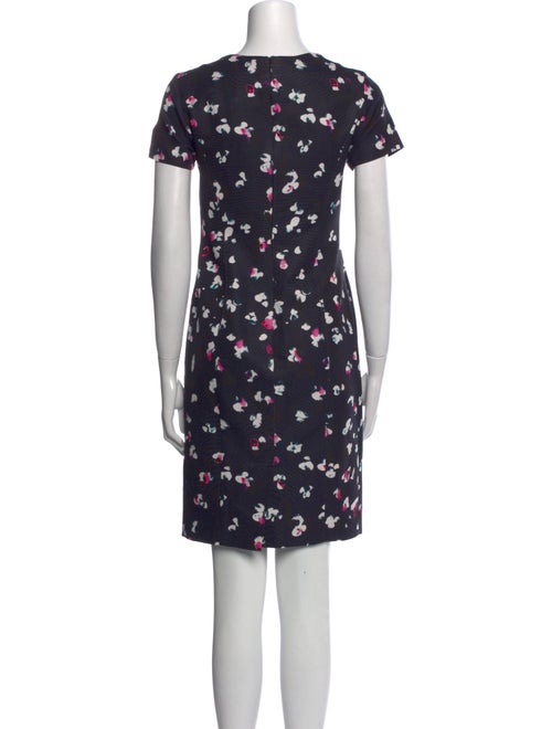 Carolina Herrera Floral Print Knee-Length Dress