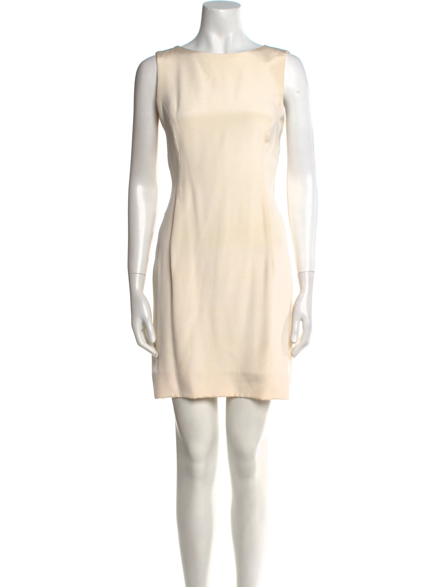 Carolina Herrera Bateau Neckline Mini Dress