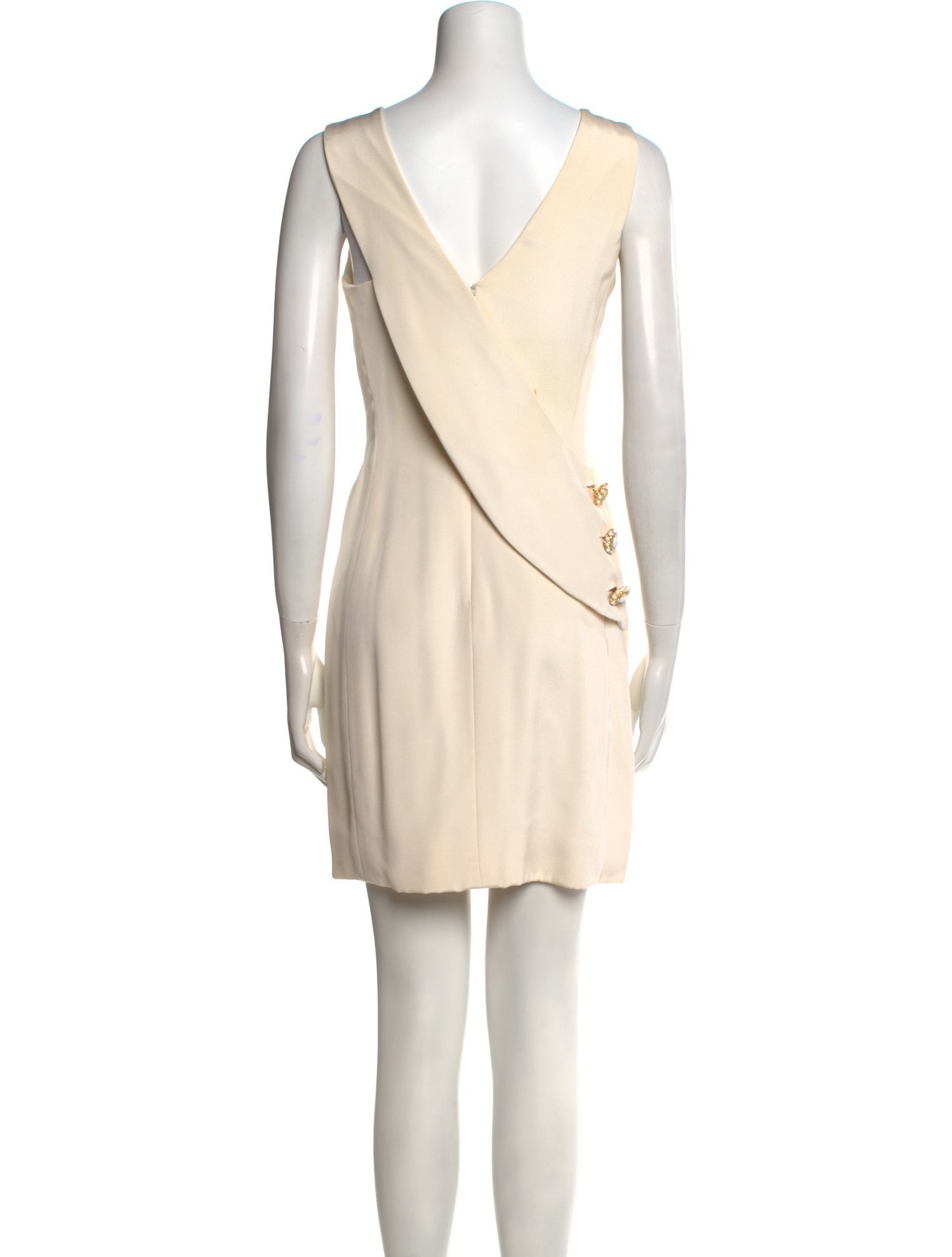 Carolina Herrera Bateau Neckline Mini Dress