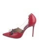 Carolina Herrera Leather D'Orsay Pumps