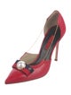 Carolina Herrera Leather D'Orsay Pumps