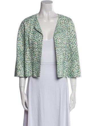 Carolina Herrera Printed Evening Jacket
