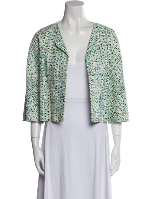 Carolina Herrera Printed Evening Jacket