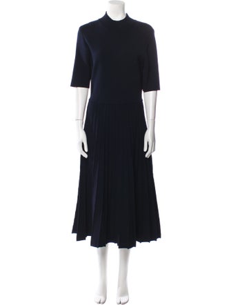 Carolina Herrera Wool Long Dress