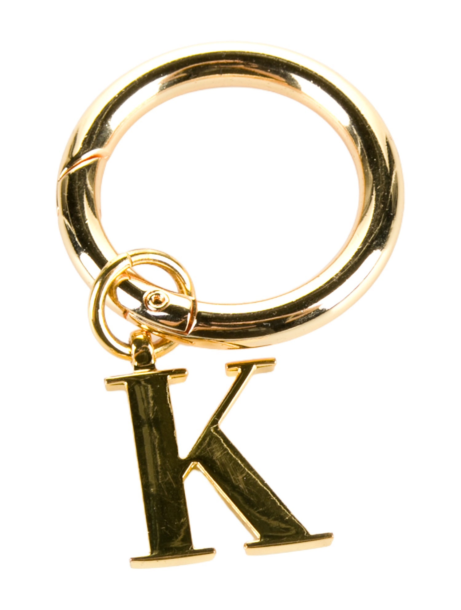 Carolina Herrera Gold Metallic Keychain