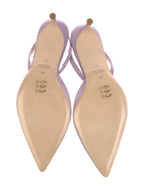 Carolina Herrera Leather Slingback Pumps