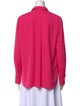 Carolina Herrera Long Sleeve Button-Up Top