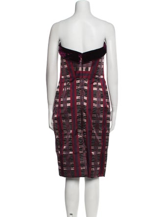 Carolina Herrera Silk Mini Dress