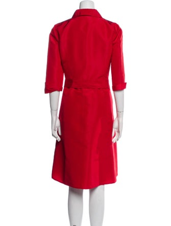 Carolina Herrera Silk Knee-Length Dress