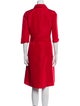 Carolina Herrera Silk Knee-Length Dress