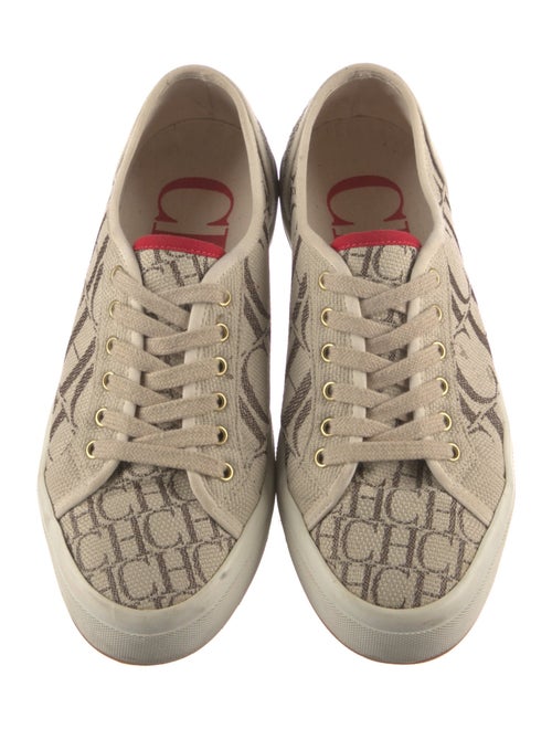 Carolina Herrera Canvas Printed Sneakers