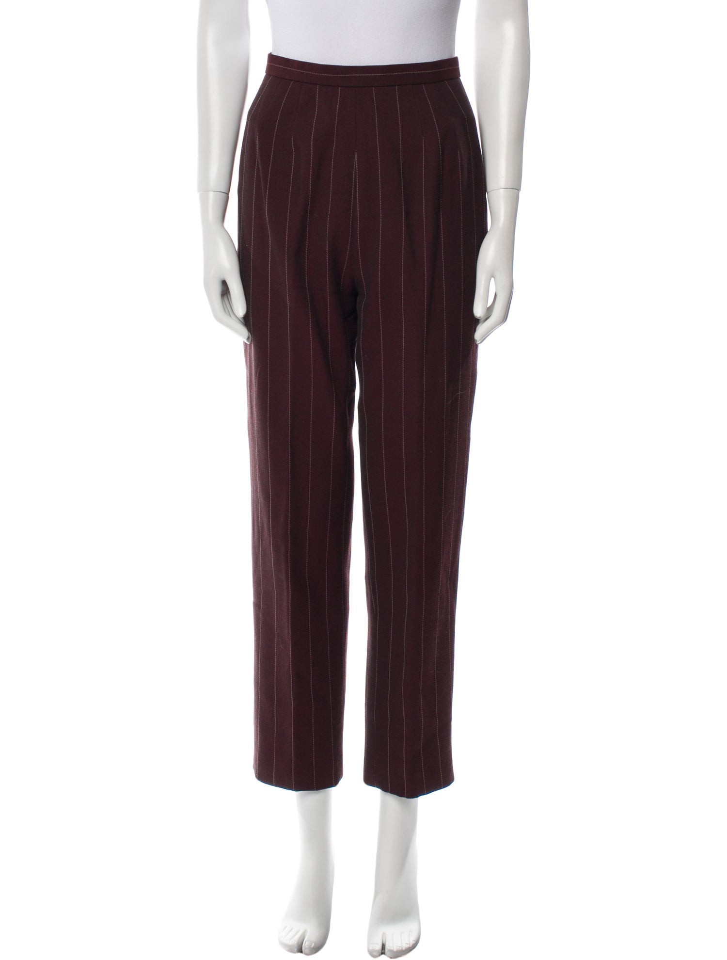 Carolina Herrera Striped Straight Leg Pants