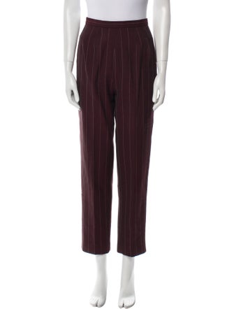 Carolina Herrera Striped Straight Leg Pants