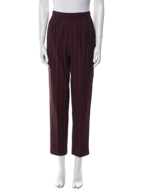 Carolina Herrera Striped Straight Leg Pants