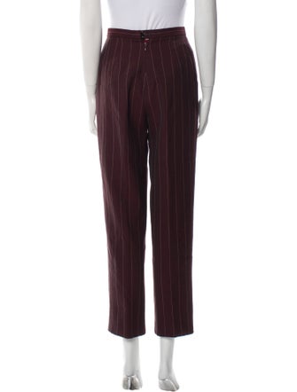 Carolina Herrera Striped Straight Leg Pants
