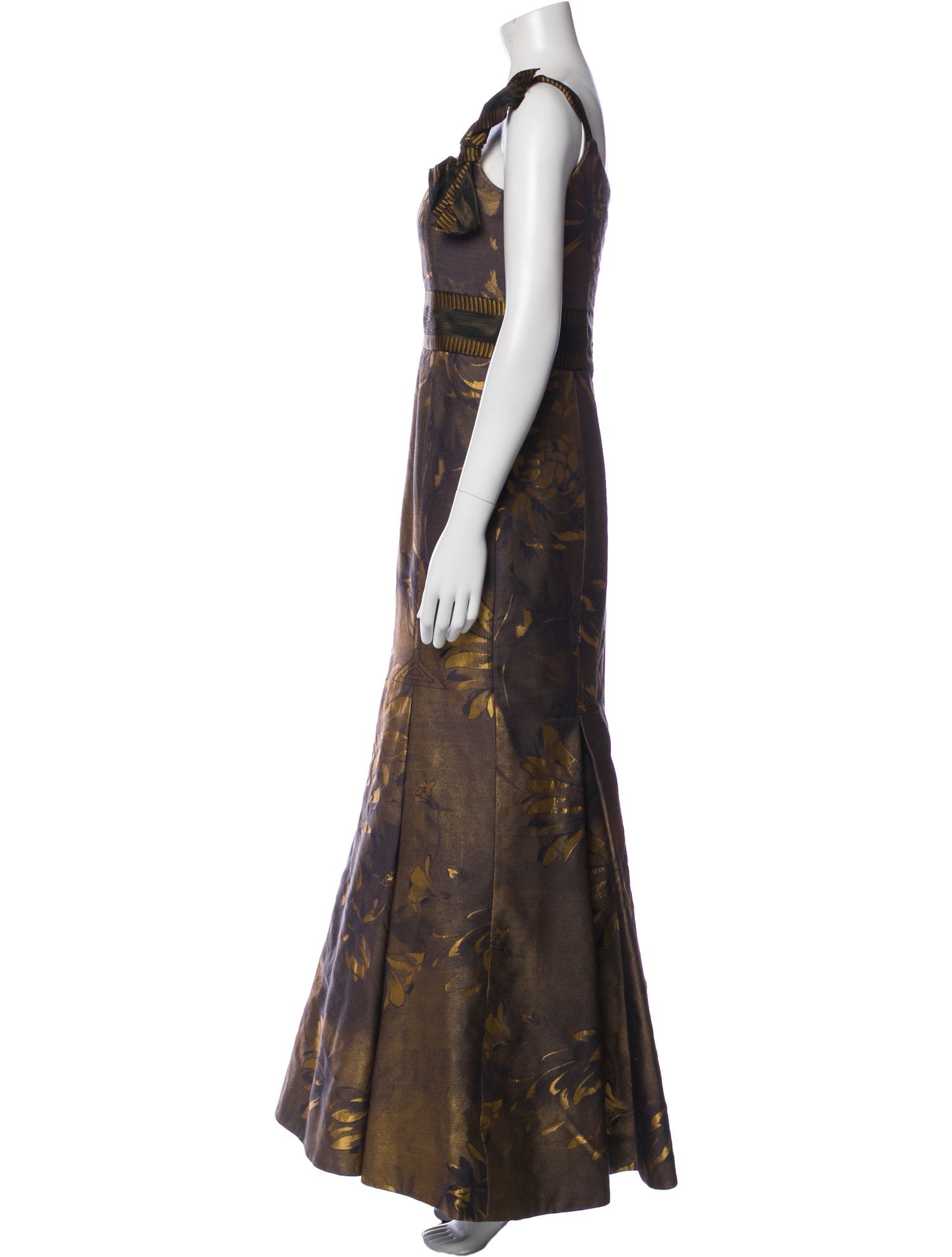 Carolina Herrera Printed Long Dress