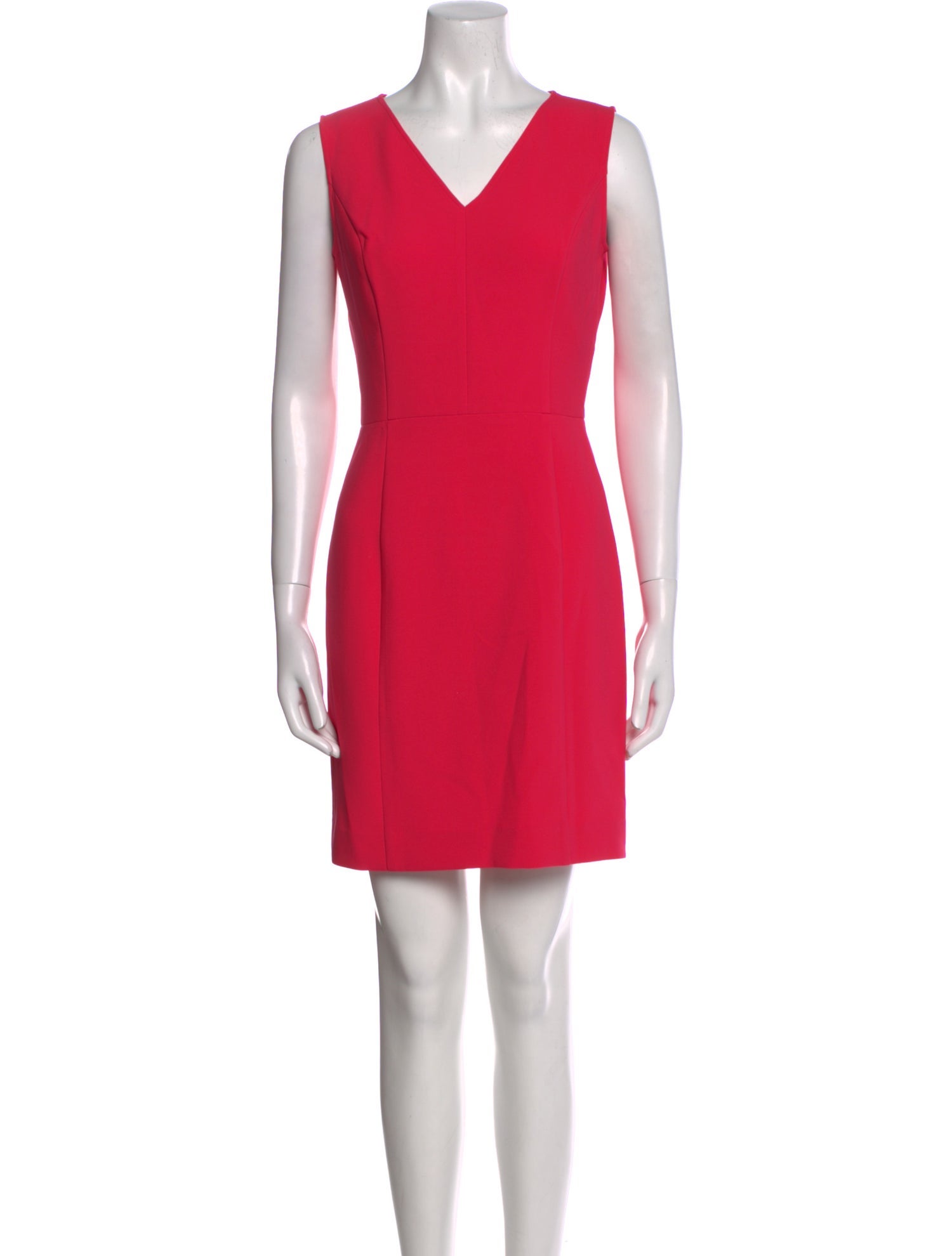 Carolina Herrera V-Neck Mini Dress