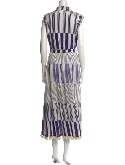 Carolina Herrera Striped Long Dress